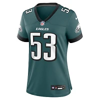 Women's Nike Zack Baun Midnight Green Philadelphia Eagles  Game Jersey