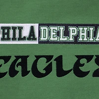 Women's Pro Standard Kelly Green Philadelphia Eagles Split Logo Full-Zip Hoodie