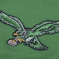 Women's Pro Standard Kelly Green Philadelphia Eagles Split Logo Full-Zip Hoodie