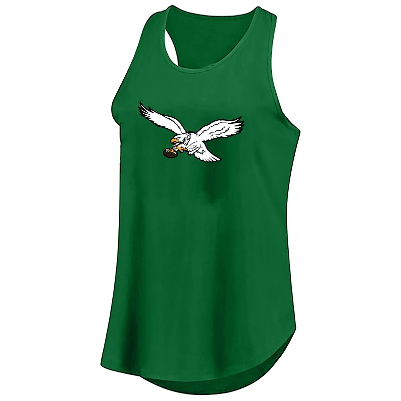 Women's Profile  Kelly Green Philadelphia Eagles Plus Basic Tank Top