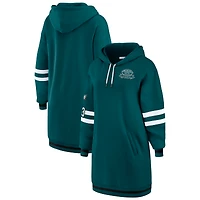 Robe à capuche vert nuit des Philadelphia Eagles pour femme par Erin Andrews