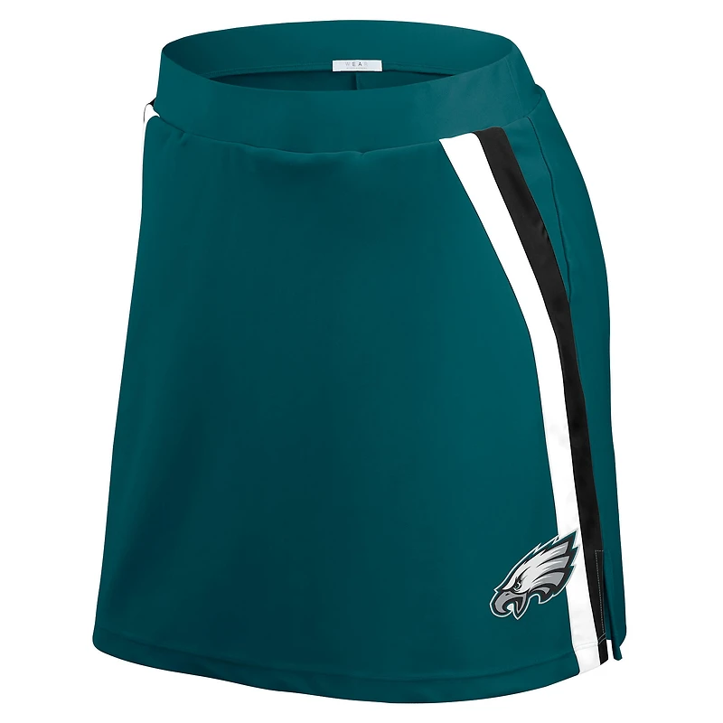 Women's WEAR by Erin Andrews Midnight Green Philadelphia Eagles Stripe Skort