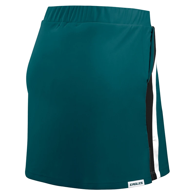 Women's WEAR by Erin Andrews Midnight Green Philadelphia Eagles Stripe Skort