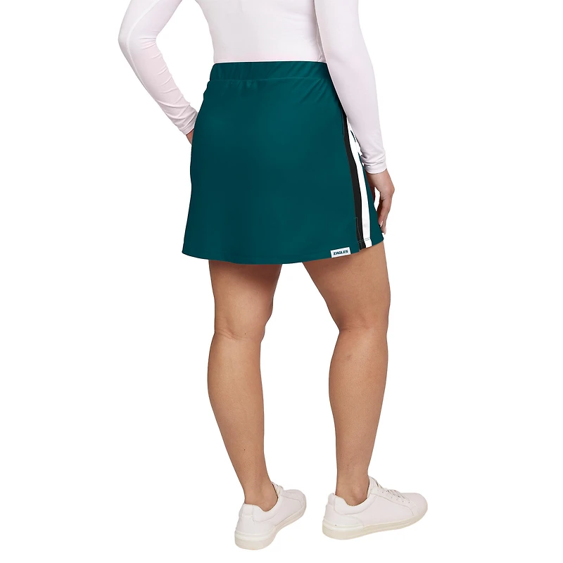 Women's WEAR by Erin Andrews Midnight Green Philadelphia Eagles Stripe Skort