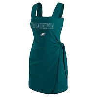 Women's WEAR by Erin Andrews  Midnight Green Philadelphia Eagles Wrap Dress