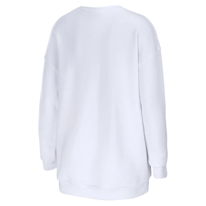 Sweat-shirt oversize blanc Philadelphia Eagles pour femme de la marque WEAR by Erin Andrews