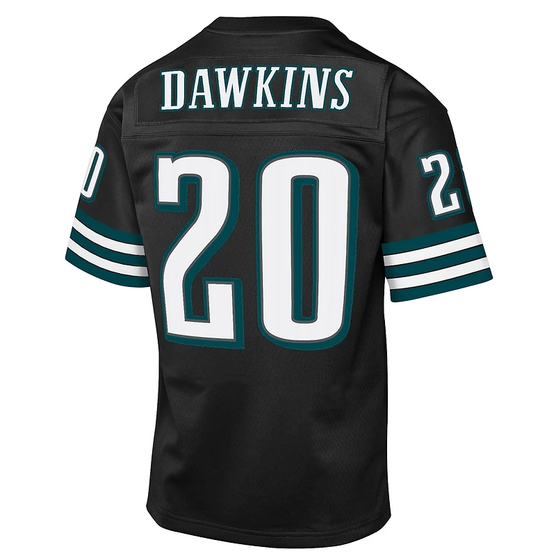 Youth Mitchell & Ness Brian Dawkins Black Philadelphia Eagles 2004 Throwback Fashion Jersey