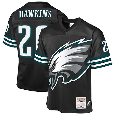 Youth Mitchell & Ness Brian Dawkins Black Philadelphia Eagles 2004 Throwback Fashion Jersey
