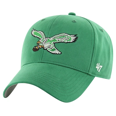 Casquette ajustable MVP des Philadelphia Eagles '47 Kelly Green pour jeunes