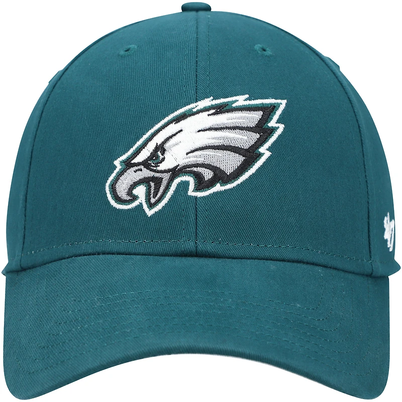 Casquette réglable MVP Basic MVP des Eagles de Philadelphie vert nuit '47 pour jeunes