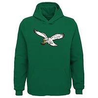 Sweat à capuche rétro Kelly Green Philadelphia Eagles pour jeunes