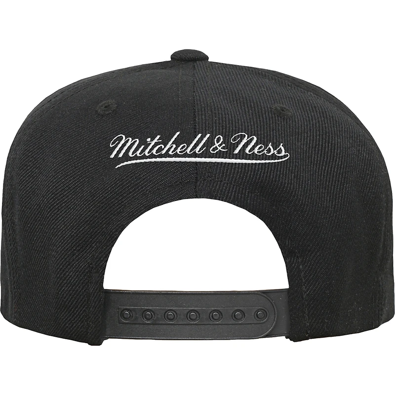 Youth Mitchell & Ness Black Philadelphia Eagles Gridiron Classics Ground Snapback Hat