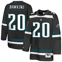 Maillot de hockey noir pour jeunes Mitchell & Ness Brian Dawkins des Eagles Philadelphie