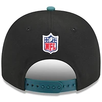 Youth New Era  Black/Midnight Green Philadelphia Eagles 2025 NFL Draft A-Frame 9FIFTY Snapback Hat