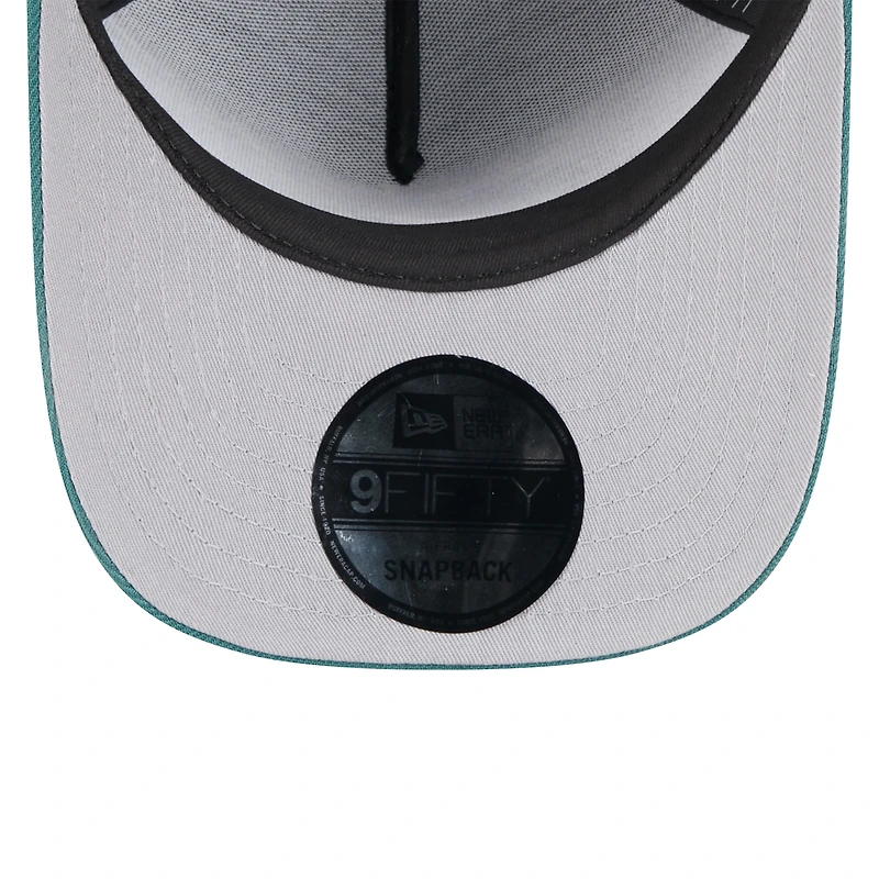 Youth New Era  Black/Midnight Green Philadelphia Eagles 2025 NFL Draft A-Frame 9FIFTY Snapback Hat