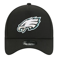Casquette ajustable New Era noire Philadelphia Eagles 9FORTY pour jeunes