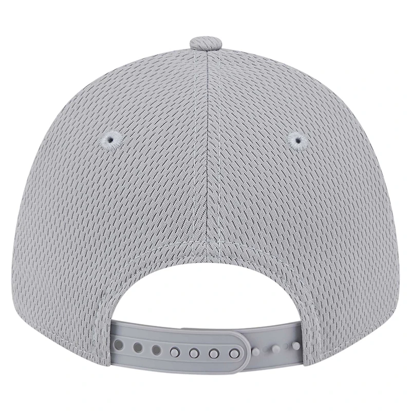 Youth New Era Gray Philadelphia Eagles Main 9FORTY Adjustable Hat