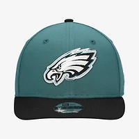 Youth New Era  Midnight Green/Black Philadelphia Eagles 2026 NFL Draft Pre-Curved 9FIFTY Snapback Hat