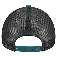 Casquette ajustable New Era blanche/verte Philadelphia Eagles Streak 9FORTY A-Frame pour jeune