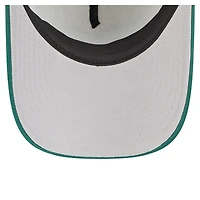 Youth New Era  White/Green Philadelphia Eagles Streak 9FORTY A-Frame Adjustable Hat