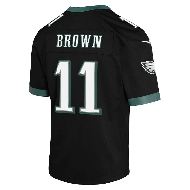 Youth Nike A.J. Brown Black Philadelphia Eagles Game Jersey
