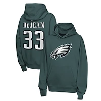 Youth Nike Cooper DeJean Midnight Green Philadelphia Eagles Name & Number Club Fleece Hoodie