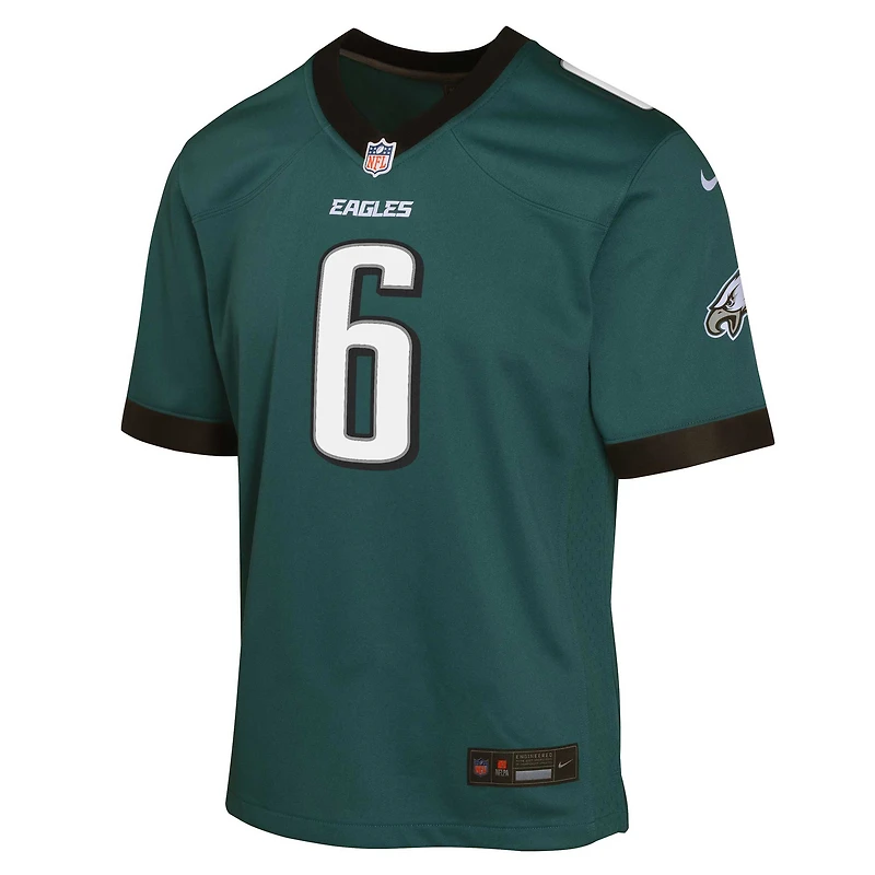 Youth Nike DeVonta Smith Green Philadelphia Eagles Game Jersey
