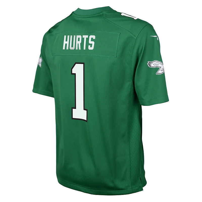 Youth Nike Jalen Hurts Kelly Green Philadelphia Eagles Alternate Game Jersey