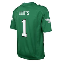 Youth Nike Jalen Hurts Kelly Green Philadelphia Eagles Alternate Game Jersey