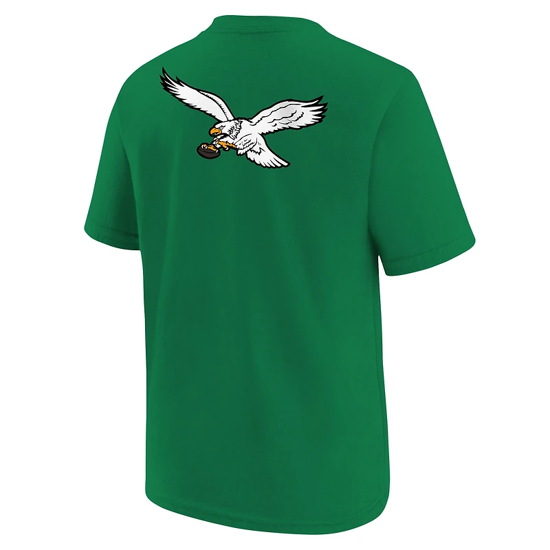 T-shirt Nike Kelly Green Philadelphia Eagles Rewind Essential pour jeune