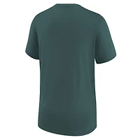 T-shirt Nike Icon Legend vert nuit pour jeune des Philadelphia Eagles
