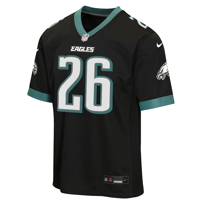 Youth Nike Saquon Barkley Midnight Green Philadelphia Eagles Team Game Jersey