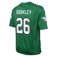 Youth Nike Saquon Barkley Kelly Green Philadelphia Eagles Game Jersey