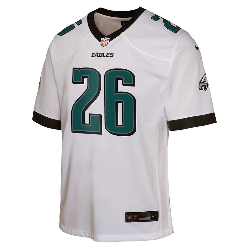 Youth Nike Saquon Barkley White Philadelphia Eagles Game Jersey