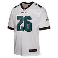 Youth Nike Saquon Barkley White Philadelphia Eagles Game Jersey