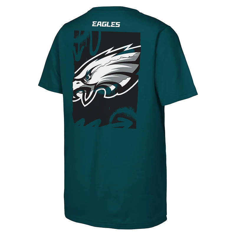 Youth Outerstuff Midnight Green Philadelphia Eagles Posterize T-Shirt