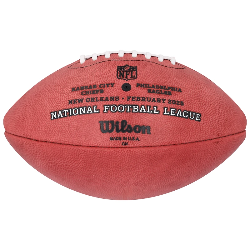 Zack Baun Philadelphia Eagles Autographed Super Bowl LIX Champions Wilson Duke Football