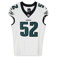 Maillot blanc n° 52 porté par Za'Darius Smith (Philadelphia Eagles) lors du match contre les Los Angeles Rams le 21 septembre 2025