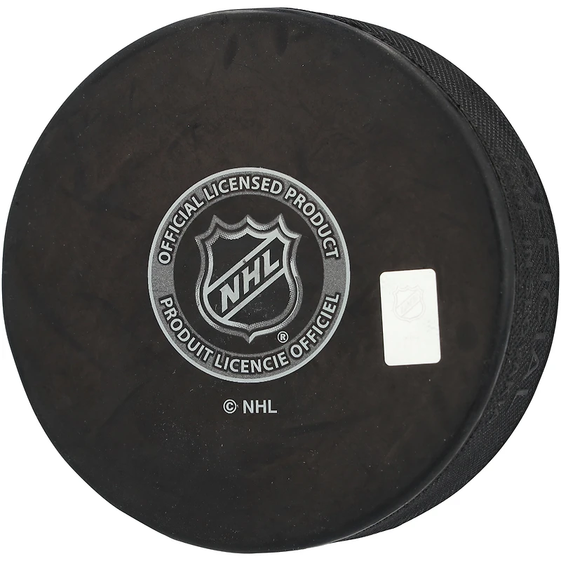 Bill Barber Philadelphia Flyers Autographed Hockey Puck with "HOF 90" Inscription