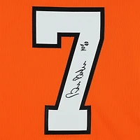 Bill Barber Philadelphia Flyers Autographed Orange adidas Jersey with "HOF 90" Inscription