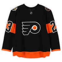 Brandon Manning Philadelphia Flyers Practice-Used #23 Black Reebok Jersey vs. Pittsburgh Penguins on February 25, 2017 - NHL Stadium Series - Worn During Warm-Ups