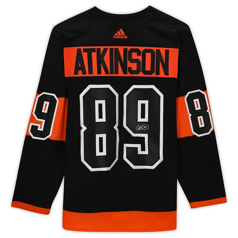 Cam Atkinson Philadelphia Flyers Autographed Black Alternate Adidas Authentic Jersey