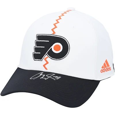 Carter Hart Philadelphia Flyers Autographed 2022-23 Reverse Retro Cap
