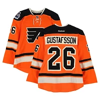Maillot orange Reebok n° 26 des Flyers de Philadelphie, porté par Erik Gustafsson, lors du match contre les Rangers de New York le 2 janvier 2012 – Classique hivernale de la LNH