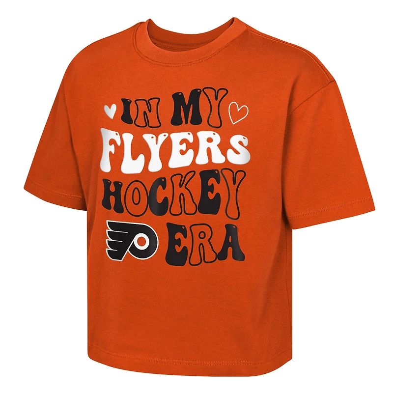 Girls Youth Outerstuff Orange Philadelphia Flyers My Era Boxy T-Shirt