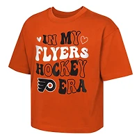 Girls Youth Outerstuff  Orange Philadelphia Flyers My Era Boxy T-Shirt