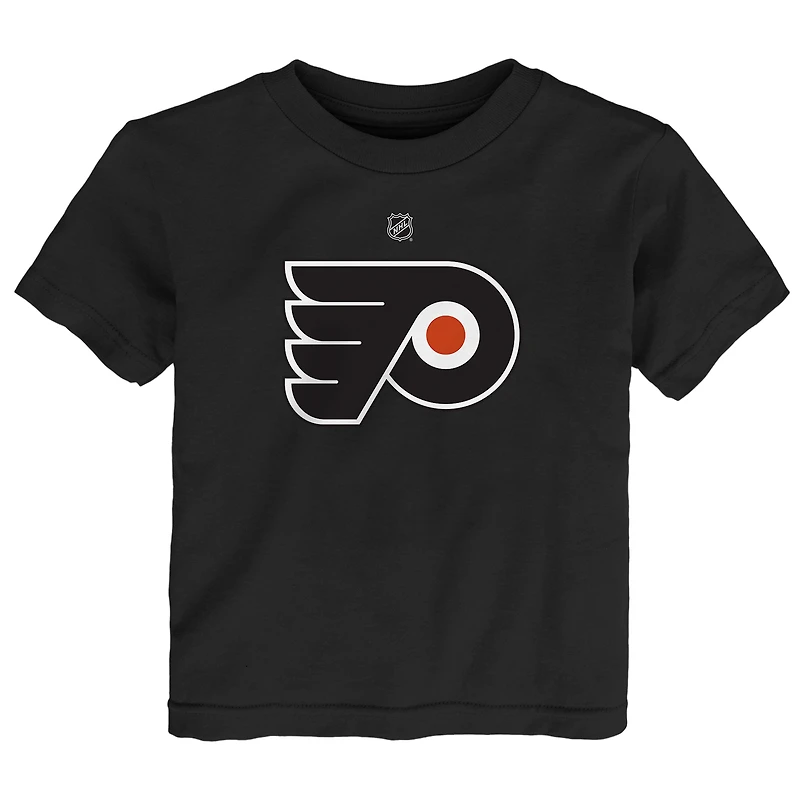 T-shirt pour bébé Outerstuff noir avec logo principal des Flyers de Philadelphie