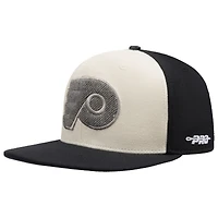 Casquette Snapback en French Terry Pro Standard pour homme des Flyers de Philadelphie en crème