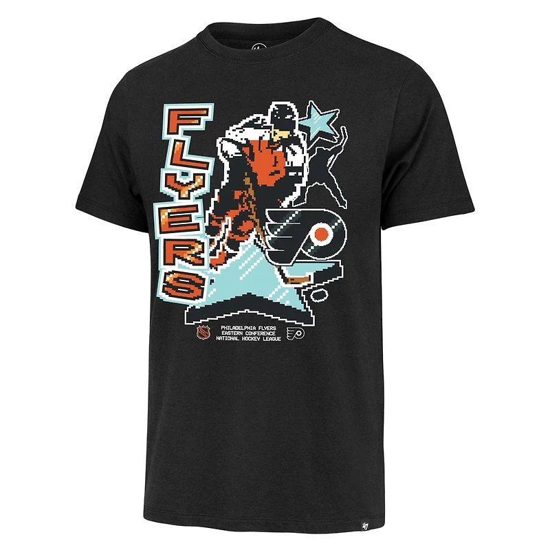 T-shirt Franklin pour hommes, briquet avec lampe des Flyers de Philadelphie '47, noir