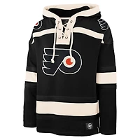 Men's '47  Black Philadelphia Flyers Superior Lacer Hoodie